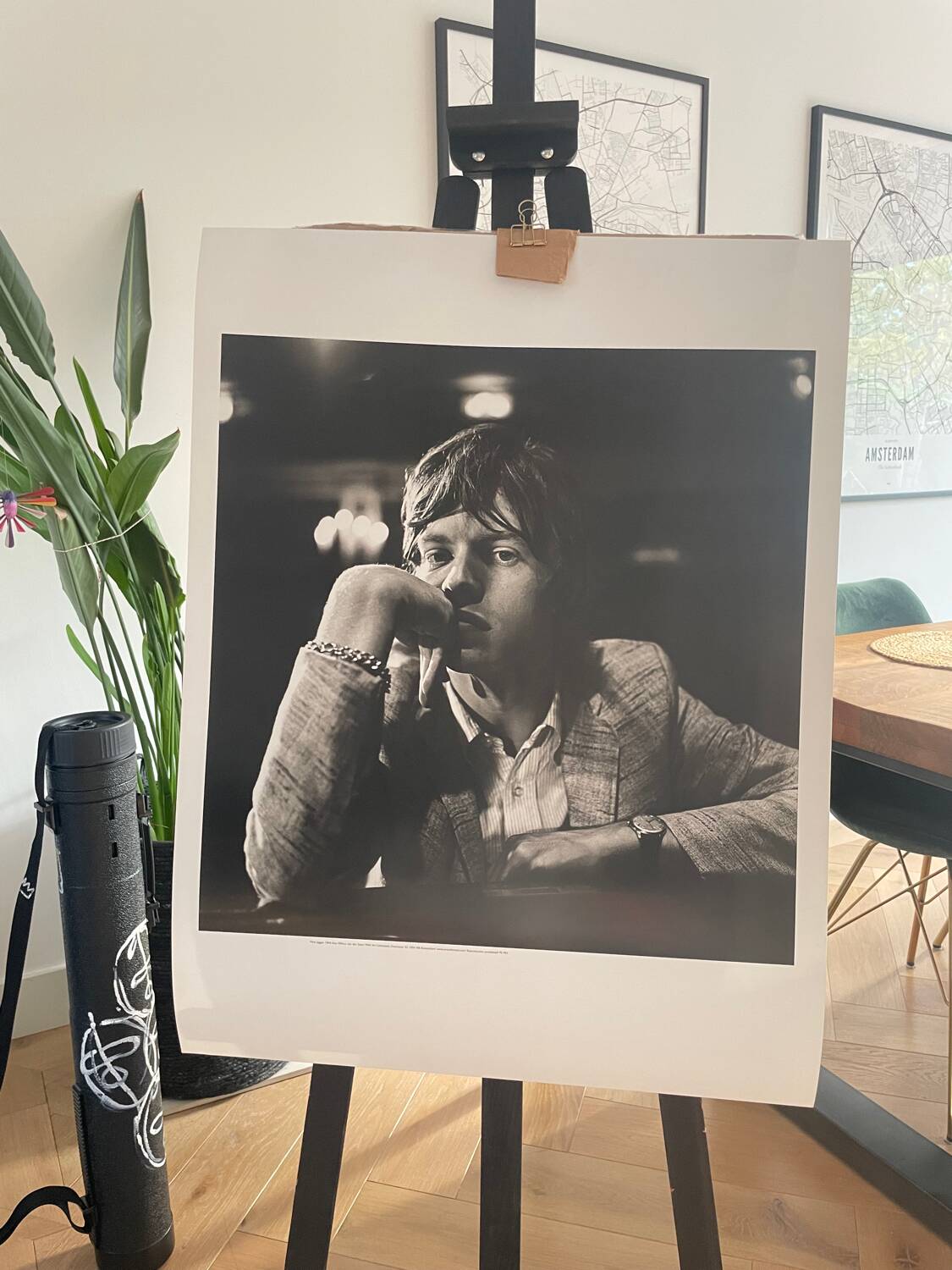 Nico van der Stam after (1925-2000), Mick Jager, 1964, copyright Nico van der Stam/MAI, printed in Holland, reproduction prohibited/PS 995