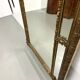 Large antique pediment mirror with parecloses
