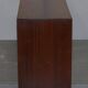 Military buffet Harrods in flame mahogany and leather