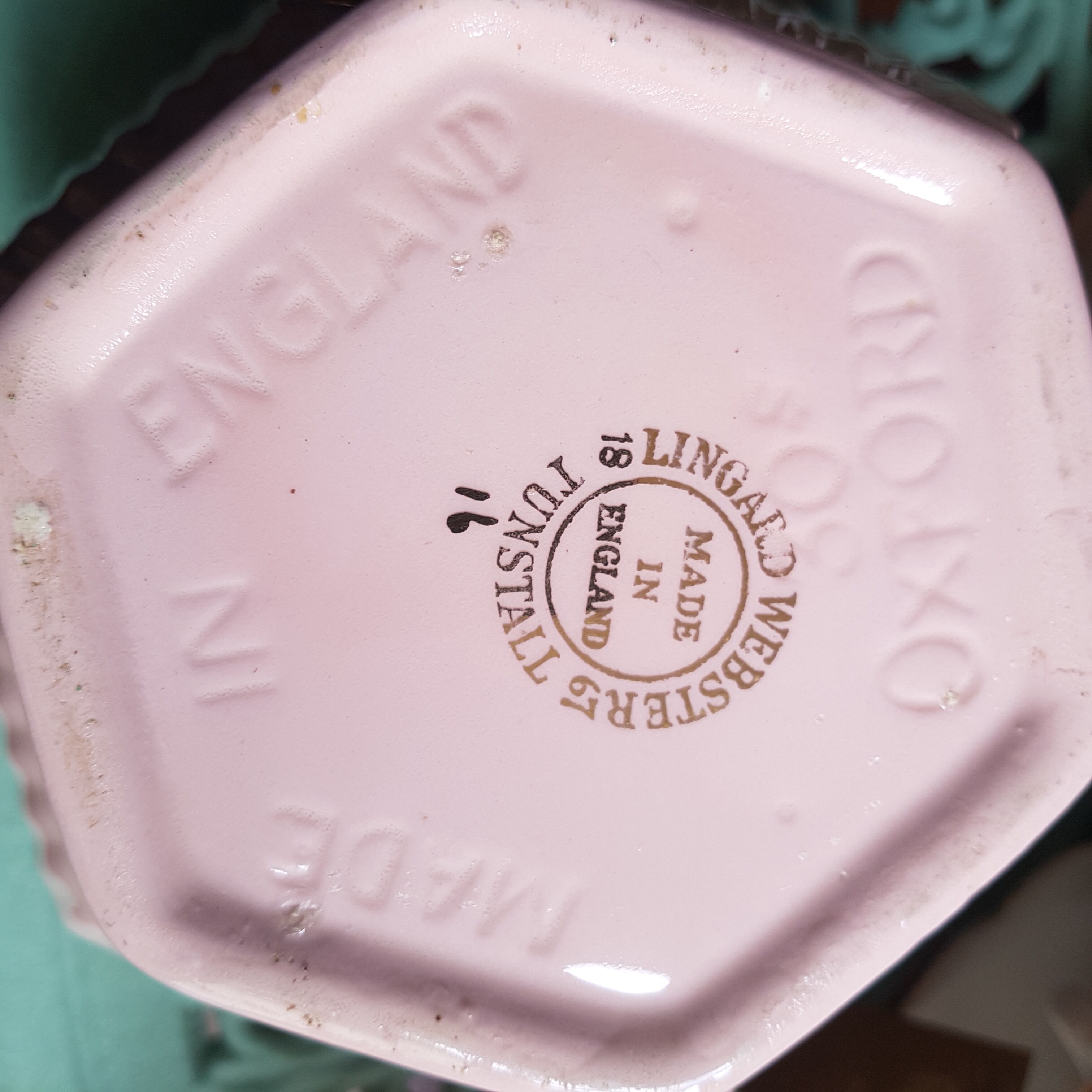 English porcelain teapot