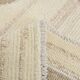 Turkish Cream & Brown Modern Vintage Rug, 179x273Cm
