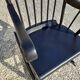 Rocking-chair noir vintage
