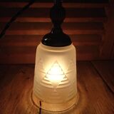 Walker lamp lampshade tulip frosted glass paste art deco