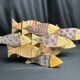 Decorative ceramic fish set circa 1980