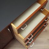 Commode en teck, design danois, années 1960, production : Danemark
