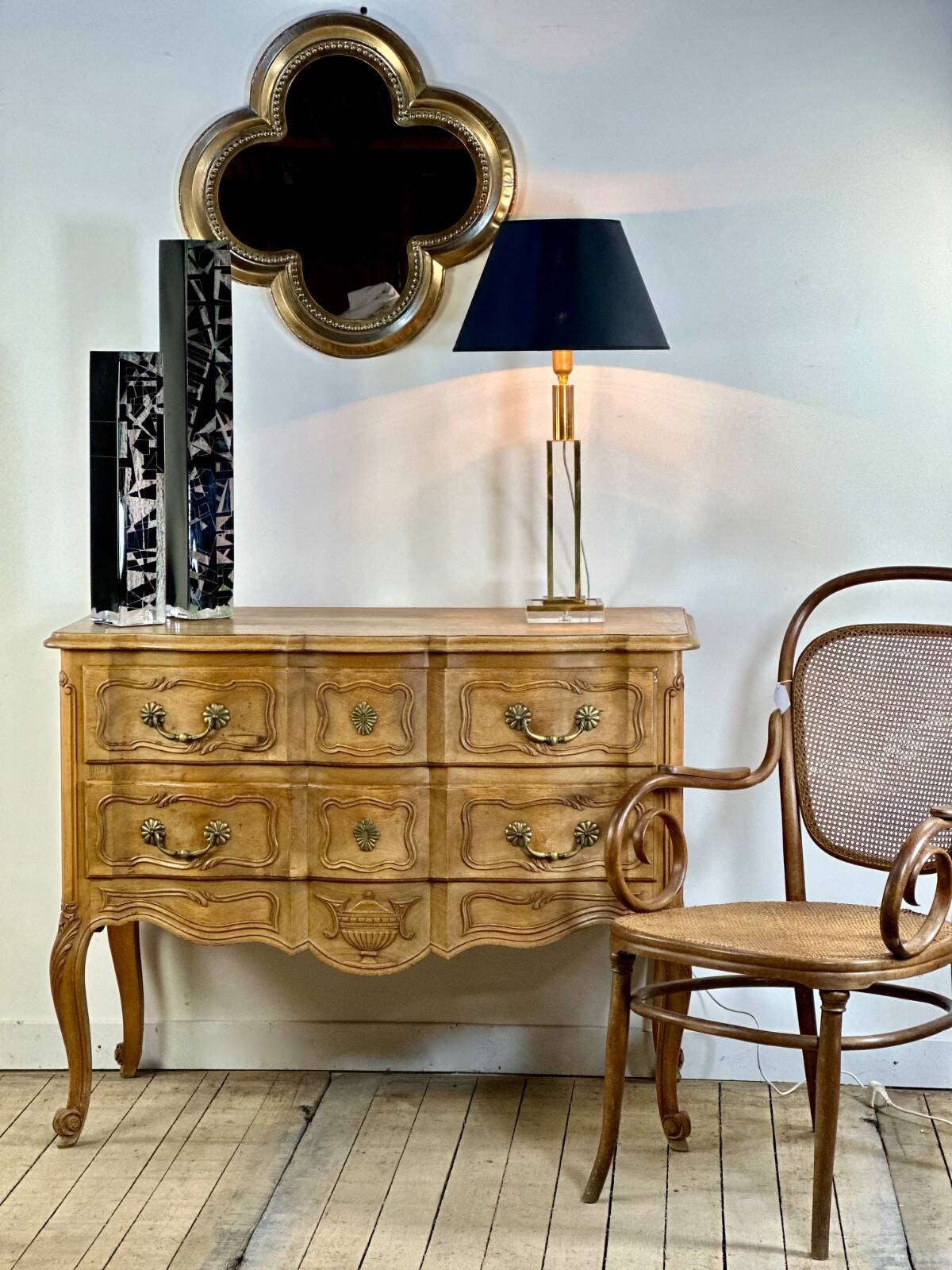 Pair of Cubist Vases by Anatole Riecke 1969