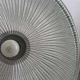 Vintage prismatic glass pendant light