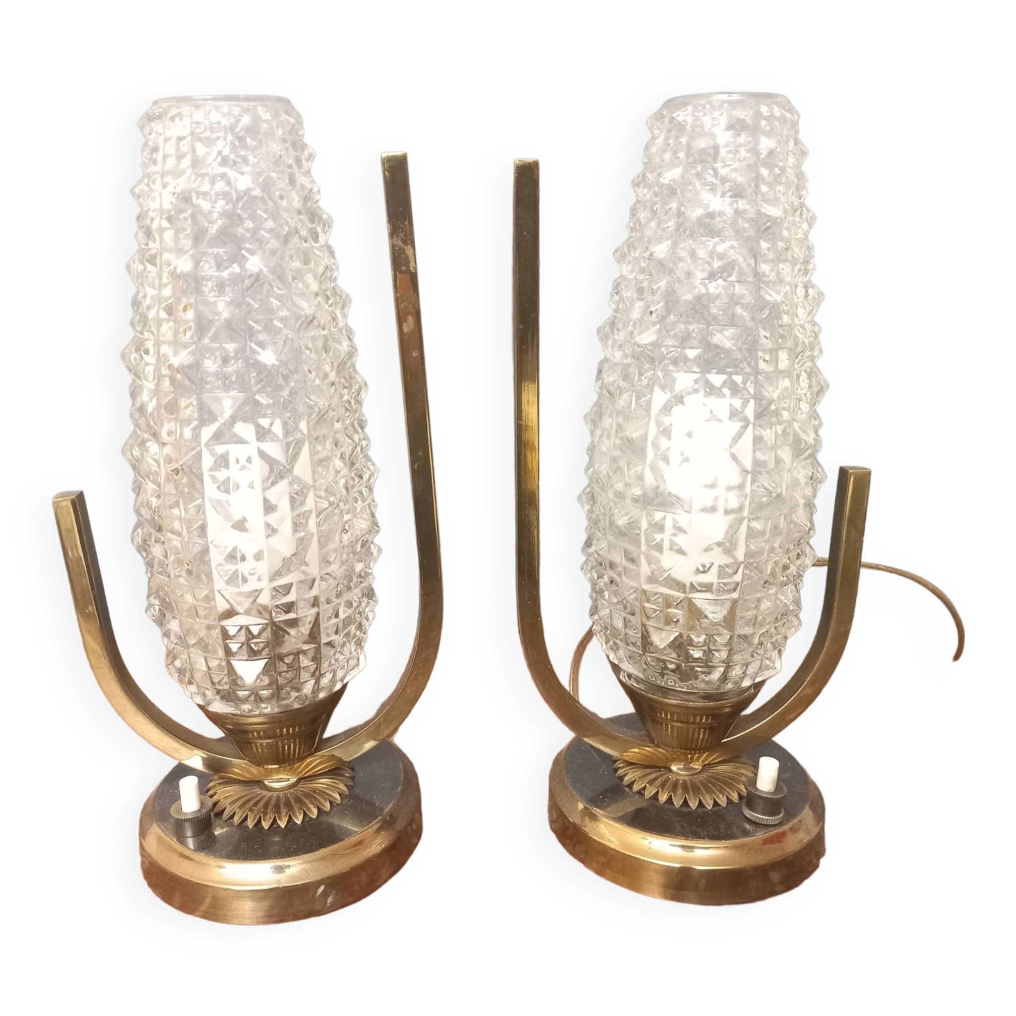 Pair of designer lamps