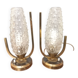 Pair of designer lamps