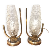 Pair of designer lamps