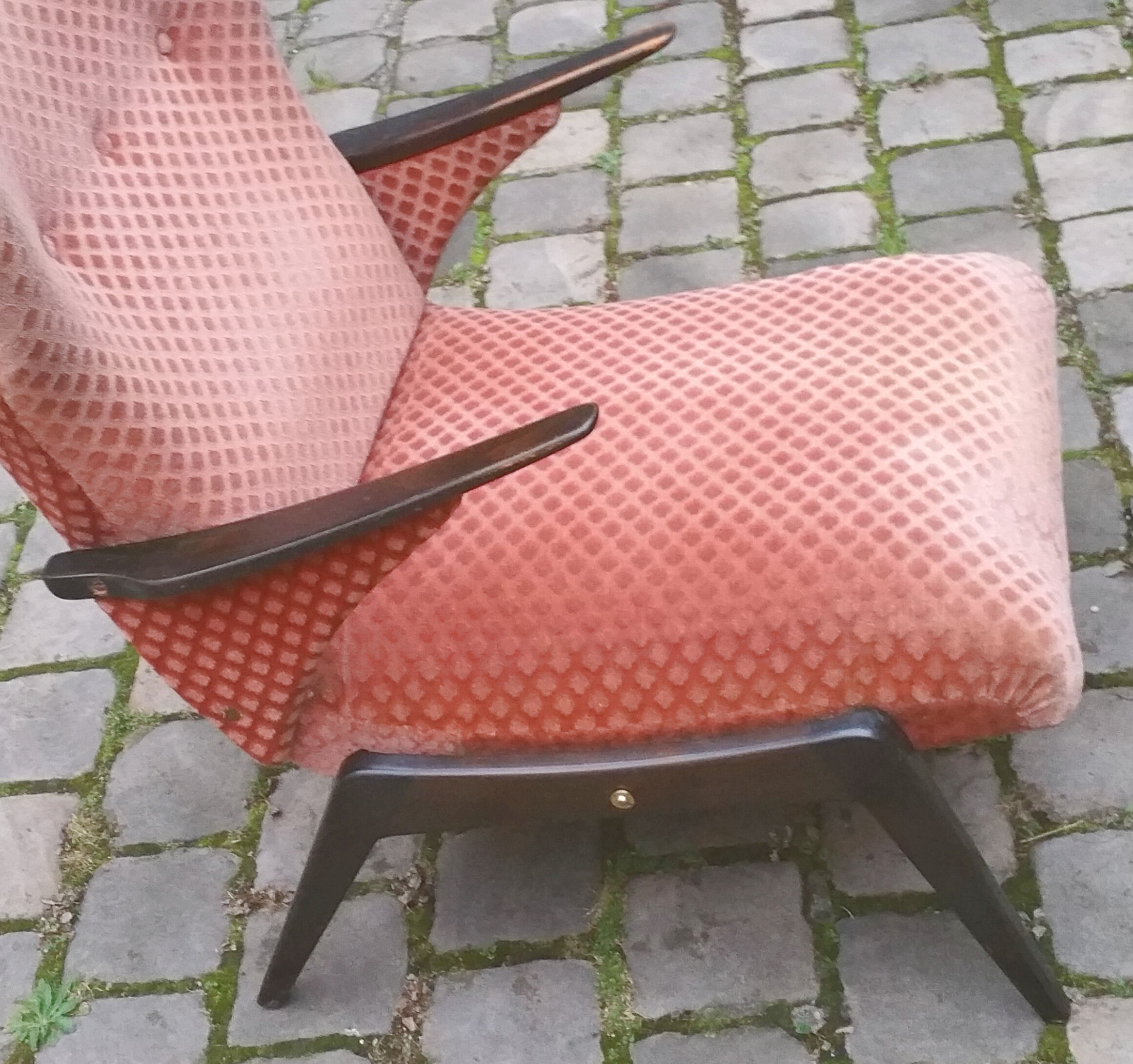 Chair recliner Waing flesh Relax 50 60 vintage years