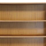 vintage bookcase with full on storage space.