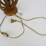 Modular lamp design in wood enaol