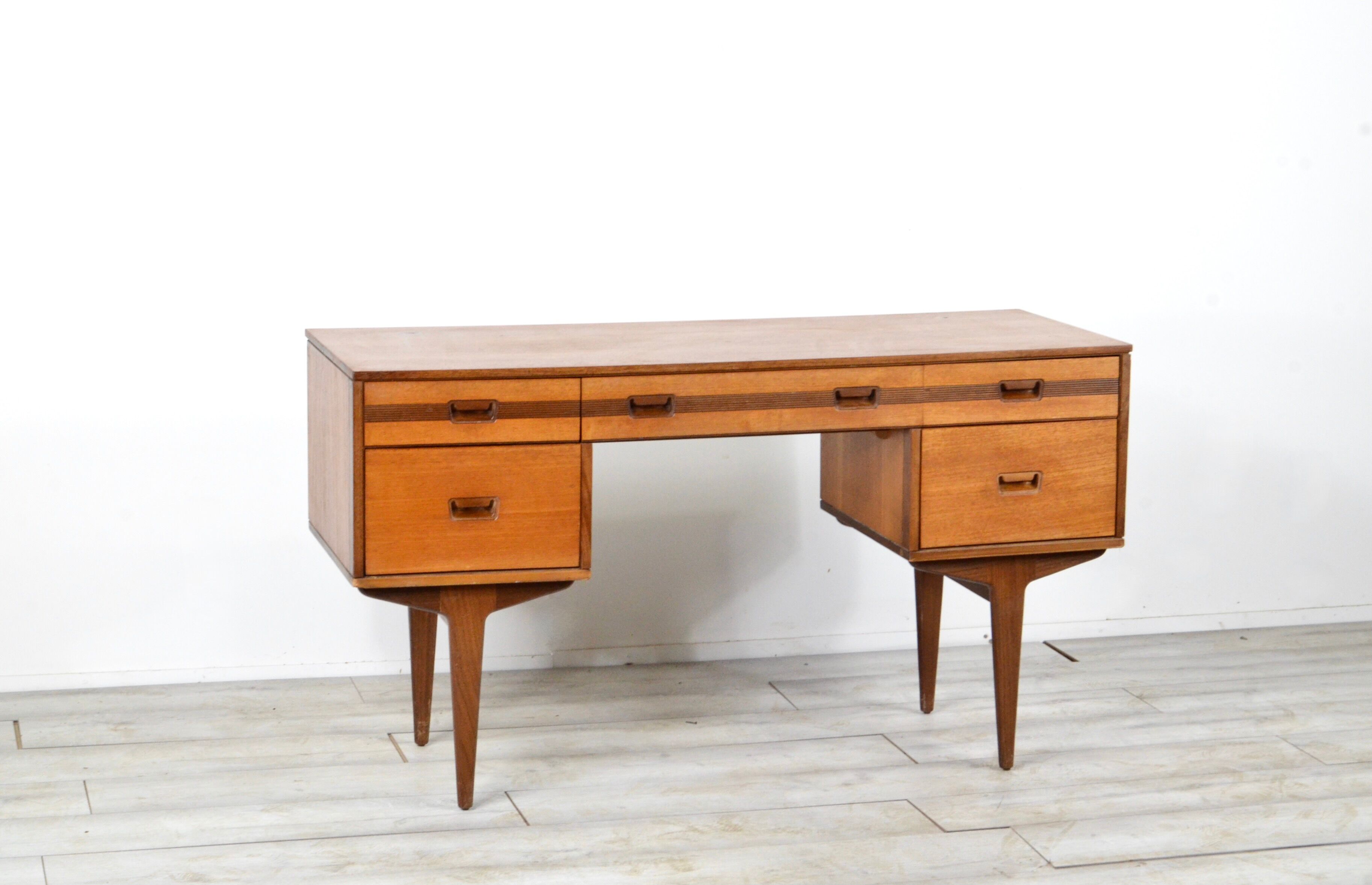 Midcentury 'Butilux' Teak Desk. Delivery. Modern / Vintage / Danish Style.