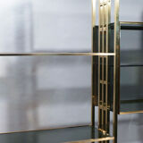 Brass laced library shelf by Kim Moltzer 1970
