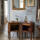 Paire de tables de chevet style Louis XV en chêne