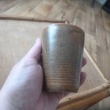 Set of 6 glasses in sandstone GP Digoin