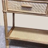 Commode rotin