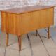 Mid-Century Modern Writing Desk in Walnut, Czech, 1950