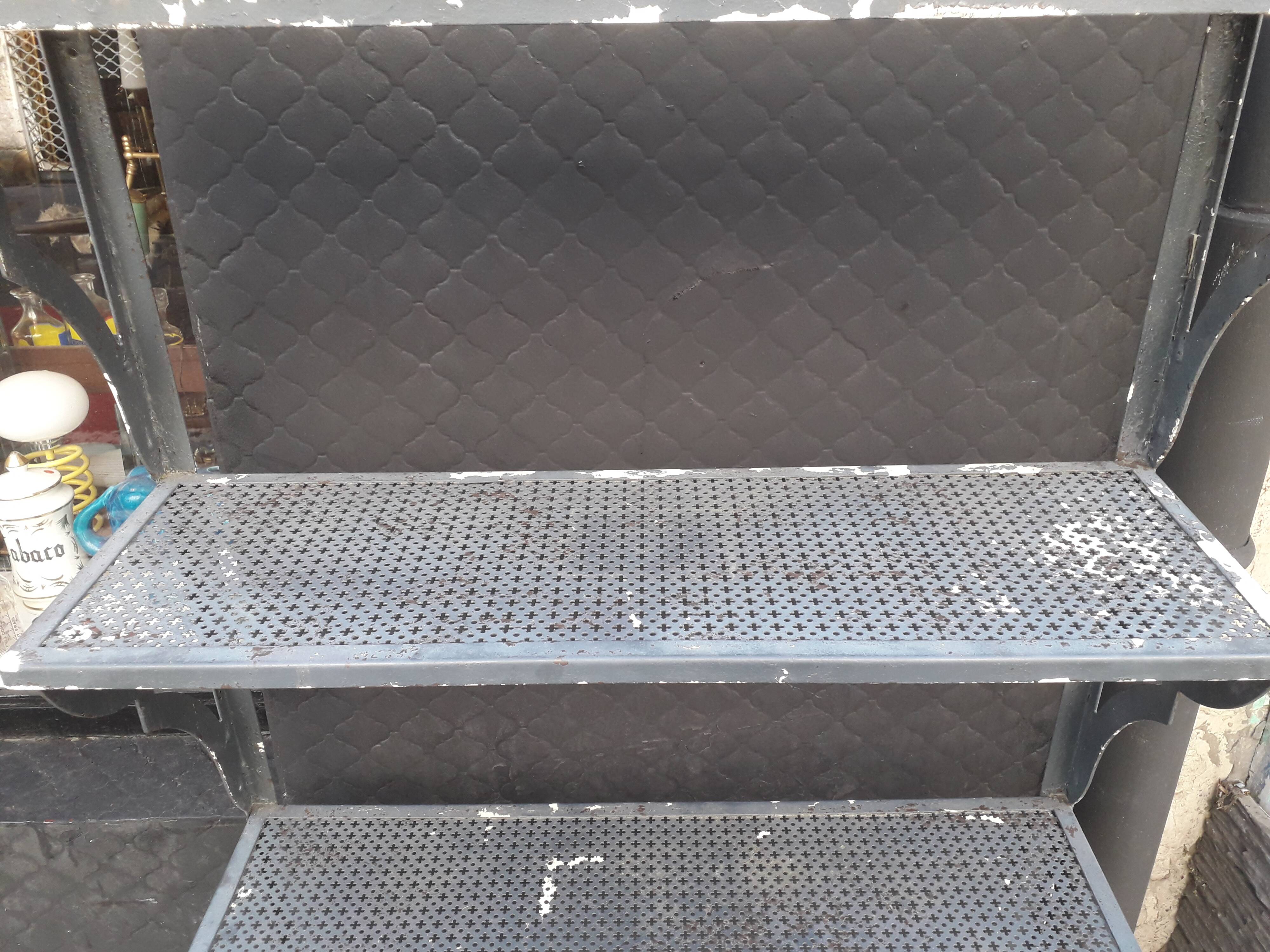 Industrial metal shelf