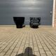 2x Joe Colombo Elda Longhi chair black on black, showroom condition!