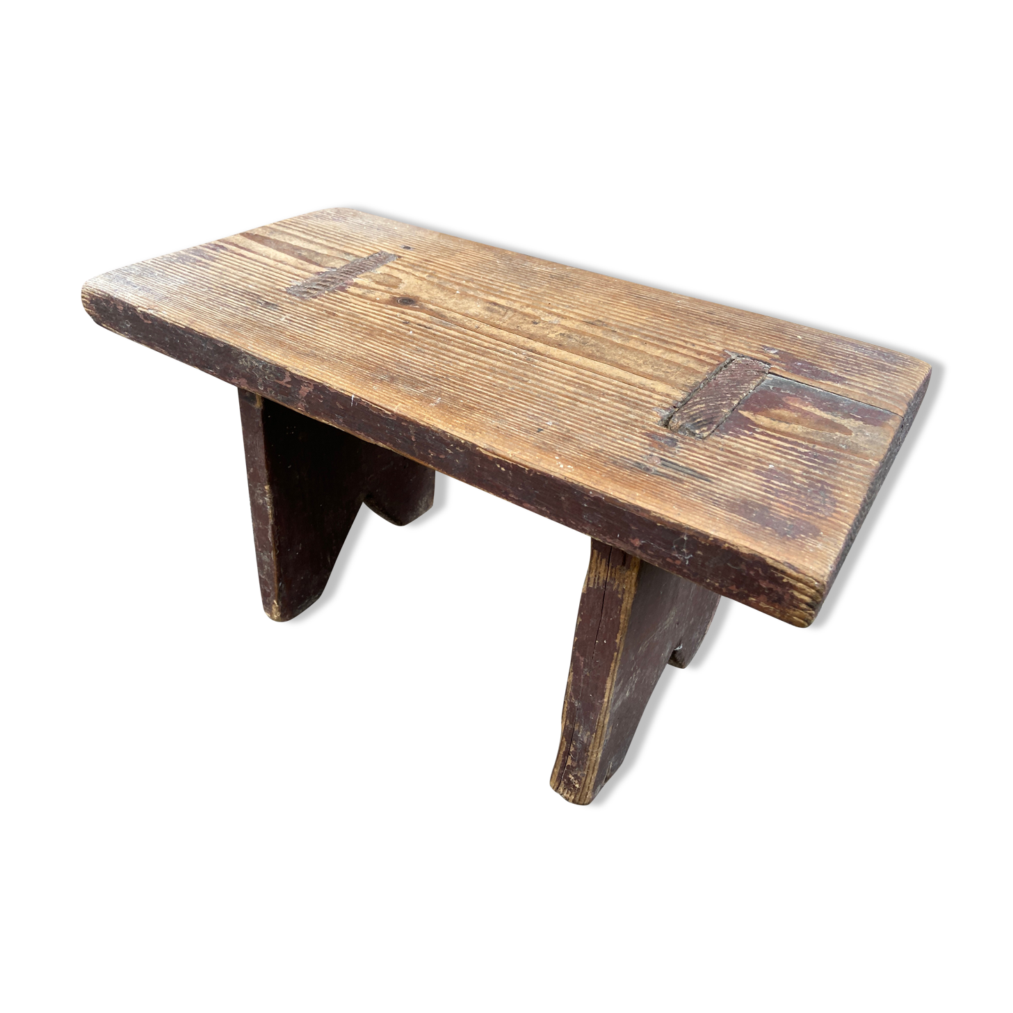Stool rests feet rustic fir