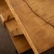 Art Deco Revival Burl Console Table, 1980s-1990s