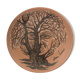 Jean Marais vintage terracotta plate from the 1970s surrealist