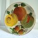 Vintage plate signed Puigdemont stylized ruit patterns
