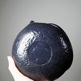 Small vintage Japanese black cast iron teapot 400ml