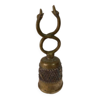 Cloche africaine en bronze