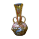 Enamel glass vase