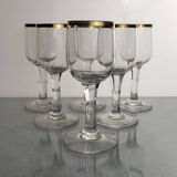 12 verres à liqueur / apéritif en cristal