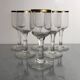 12 crystal liqueur/aperitif glasses