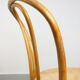 Vintage wide bentwood and cane chairs, set of 2