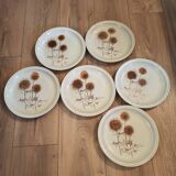 Assiettes plates vintage