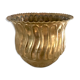 Vintage brass pot cover