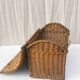 Large vintage wicker basket