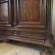 “Large regional 18th-century walnut inlaid wardrobe”