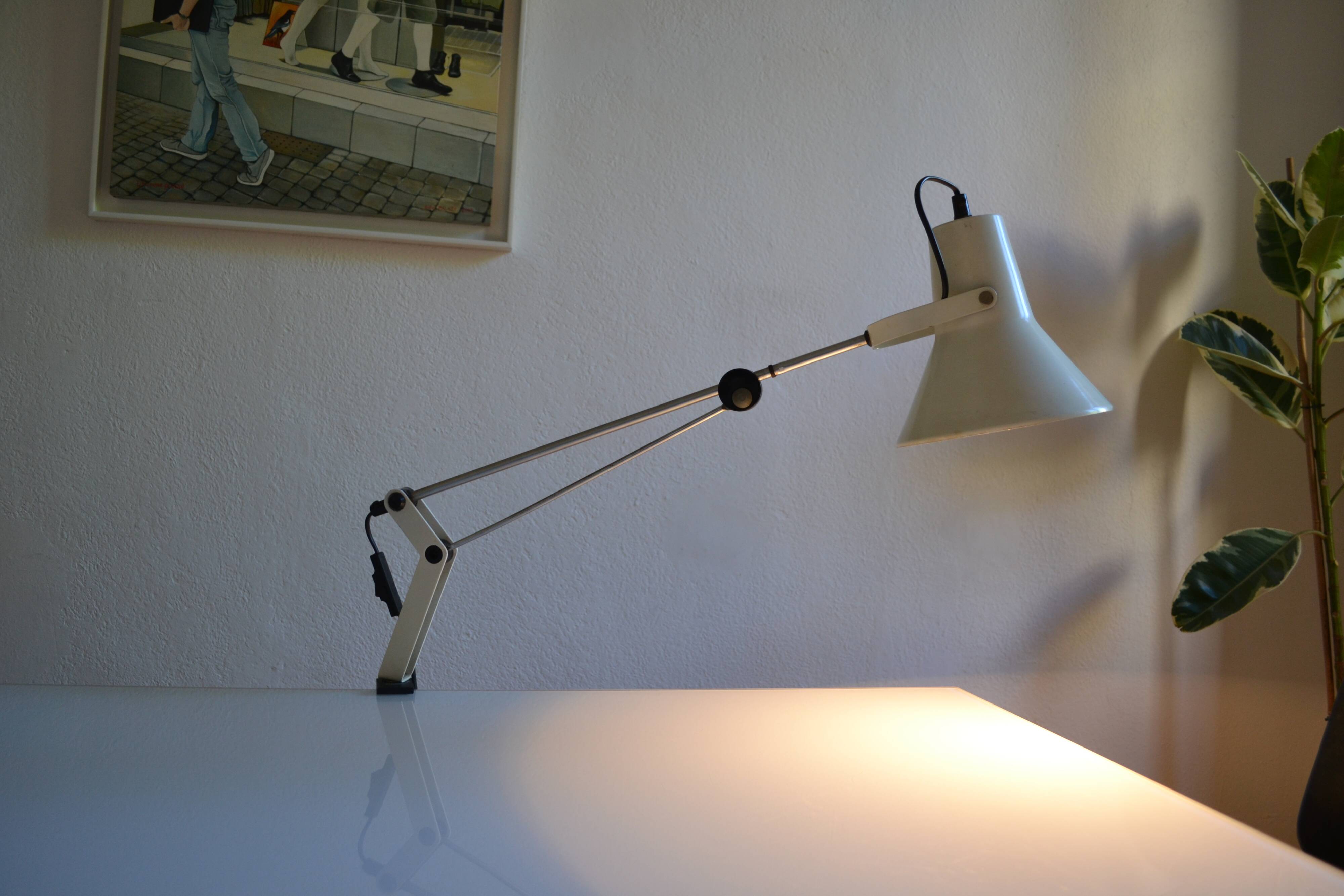 Lampe de bureau articulée vintage 1980 Ikéa A 401
