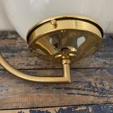 New electrified vintage globe wall lamp