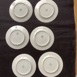 Set of 6 Charles Ahrenfeldt Limoges dessert plates