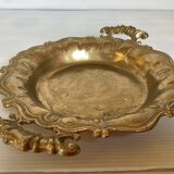 Tray with brass handles