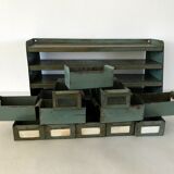 Vintage workshop wall shelf 60s