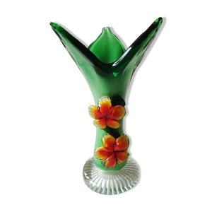 Vase Murano vintage, - verre art