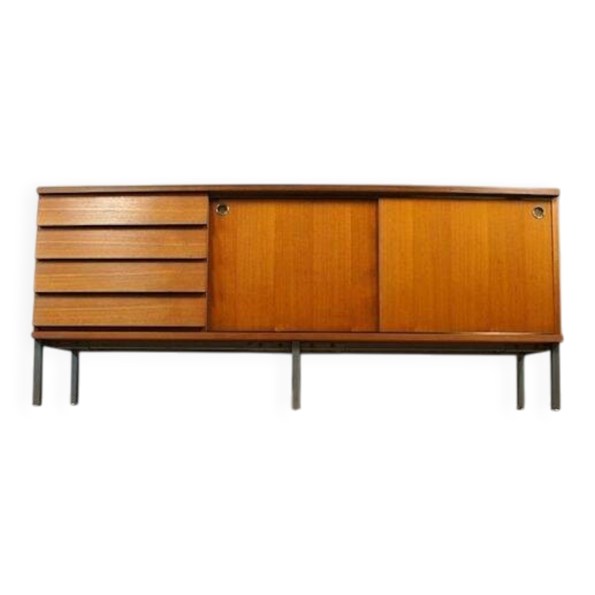 Teak Enfilade by Louis Paolozzi Vintage 1960 Monopoly Edition