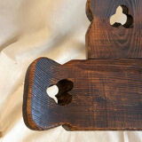 Tripod stool folk art