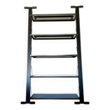 Postmodern Italian graffiti shelf by Rodney Kinsman for Bieffeplast, 1980s.