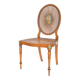 English caned chair in painted wood