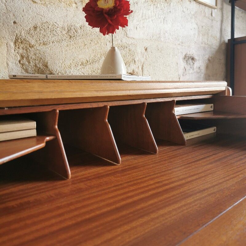 Vintage G-plan secretary chest of drawers